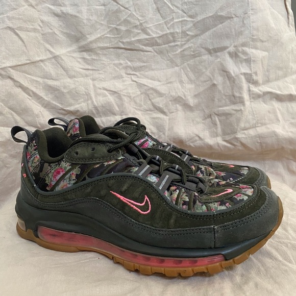 Nike Air Max 98 Floral Sequoia Women’s 9 - Picture 2 of 11